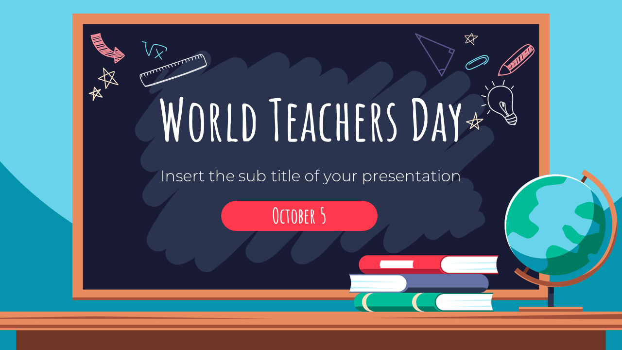 World Teachers Day Free Google Slides PowerPoint Template