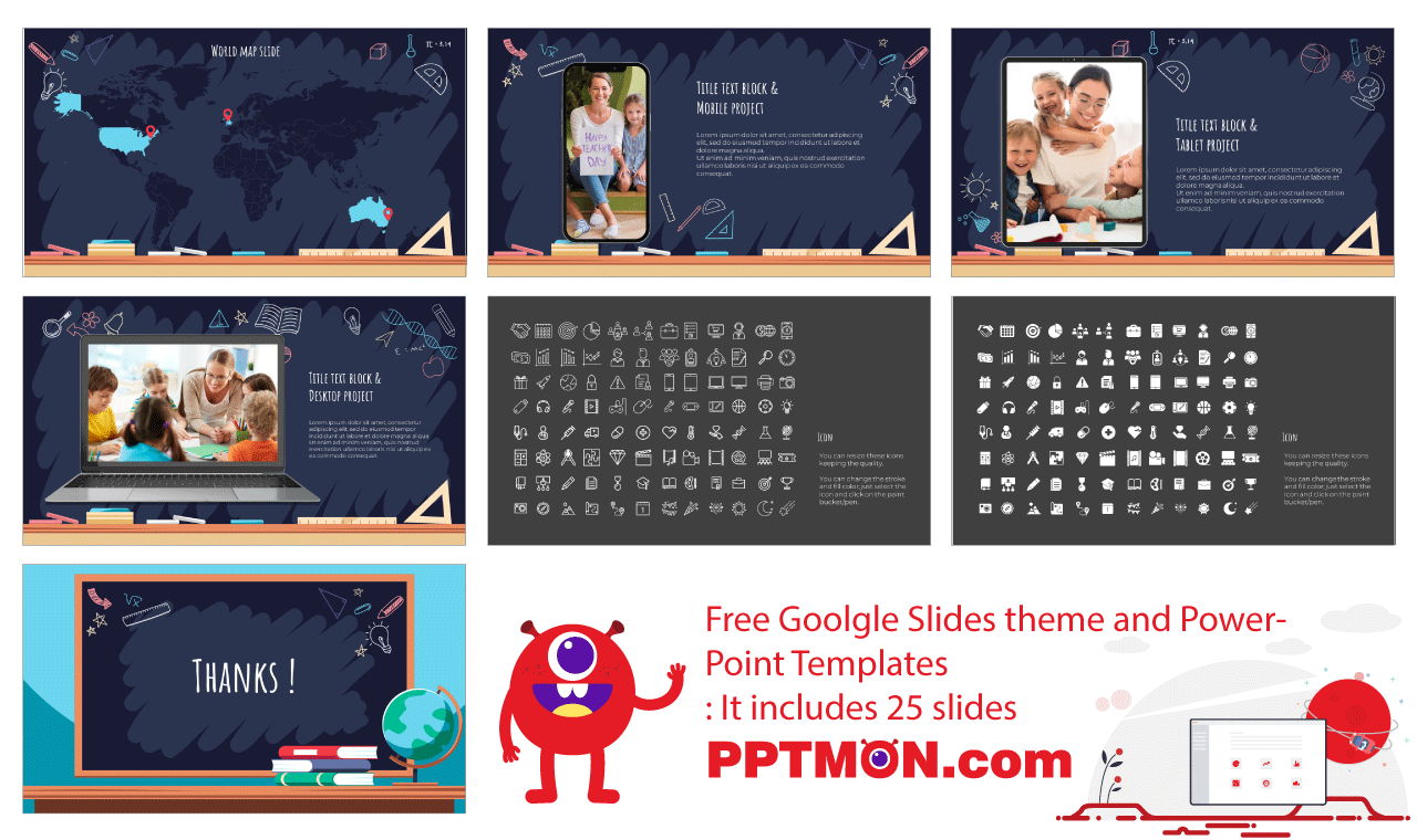 World Teachers Day Presentation Background Design Template