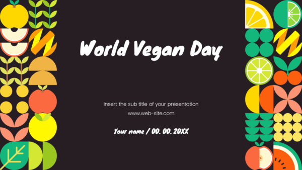 World Vegan Day Free Google Slides Theme PowerPoint Template
