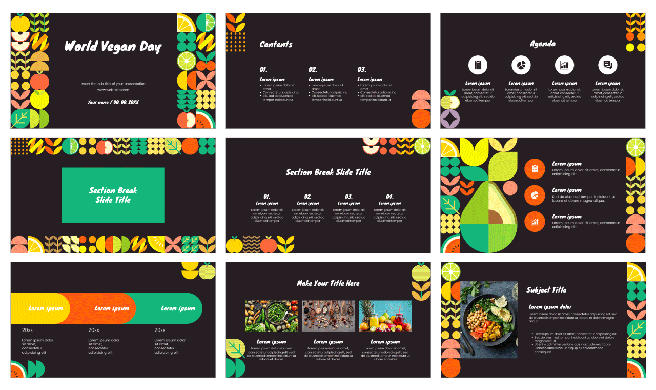 World Vegan Day Free Google Slides Theme Template