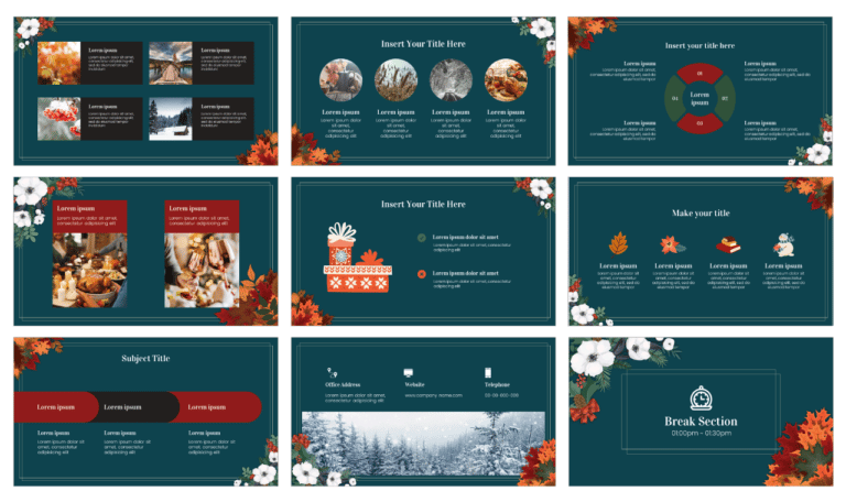 Autumn to Winter Free Google Slides Template PowerPoint Theme