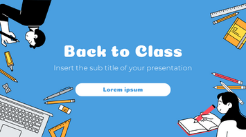Back to Class Free Google Slides Template and PowerPoint Theme