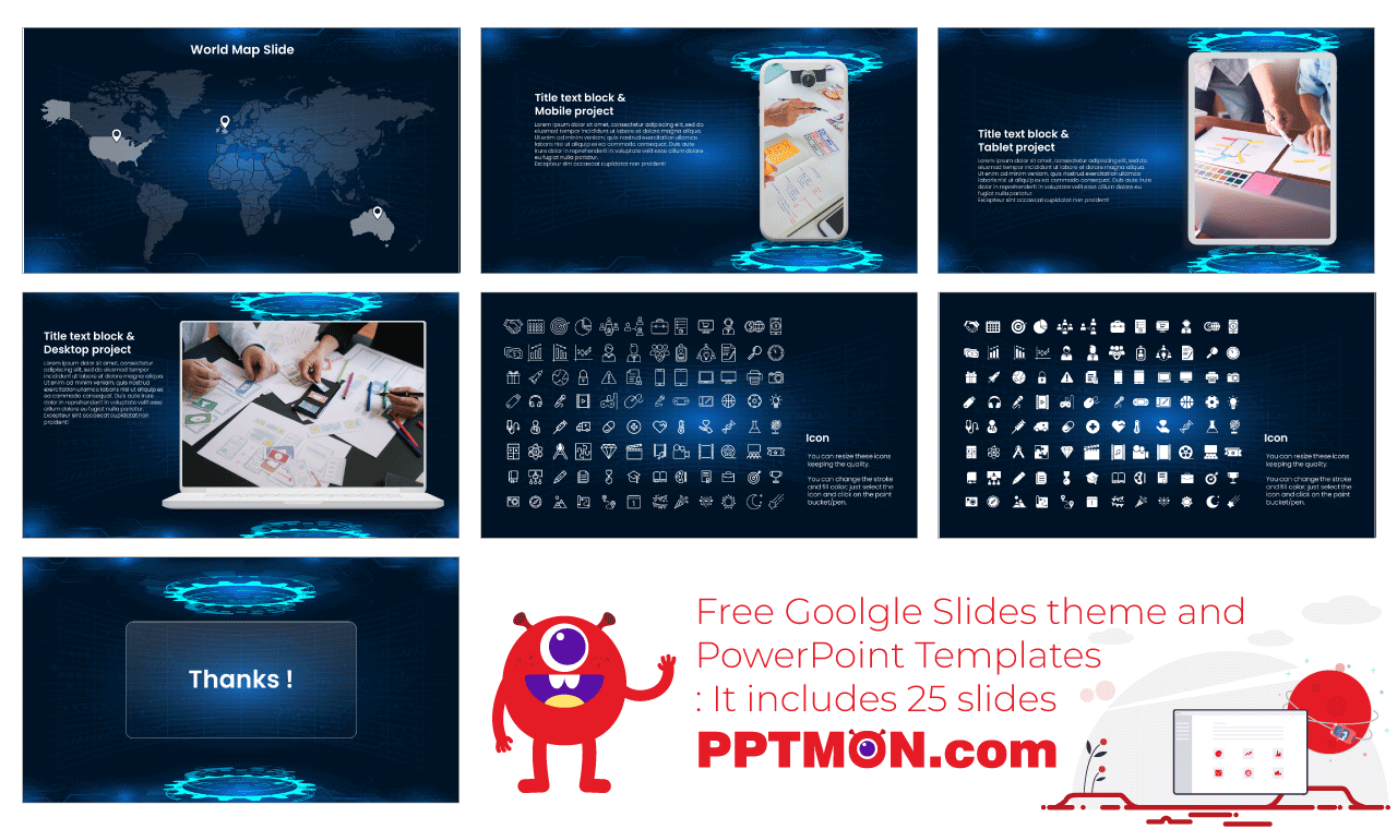Big Data PowerPoint Theme Free Download