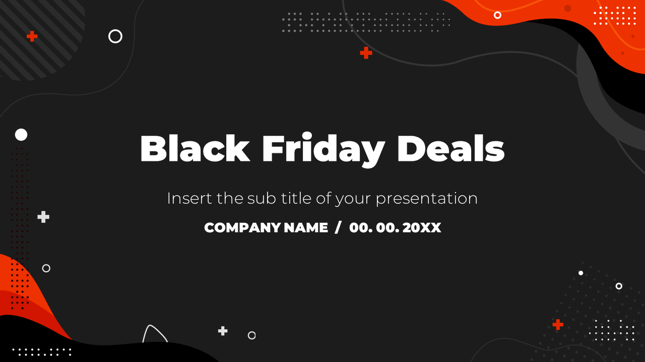Black Friday Deals Free Google Slides and PowerPoint Template