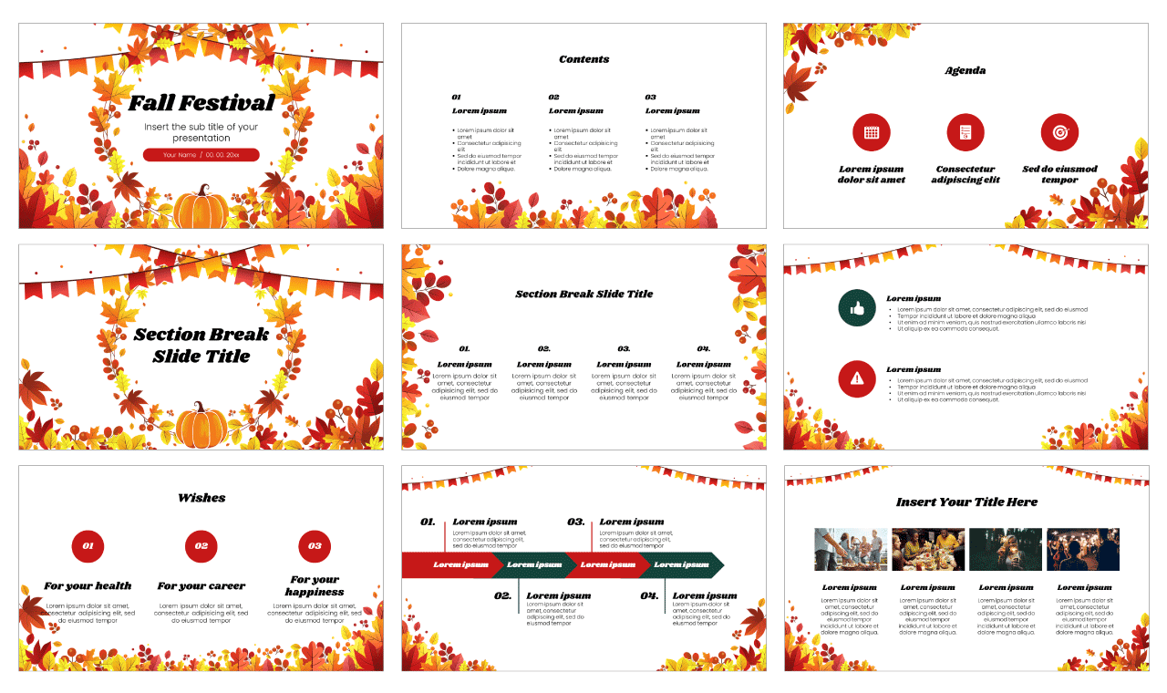 Fall Festival Free Google Slides Template PowerPoint Theme