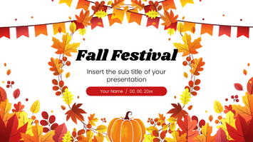 Fall Festival Free Google Slides Template and PowerPoint Theme