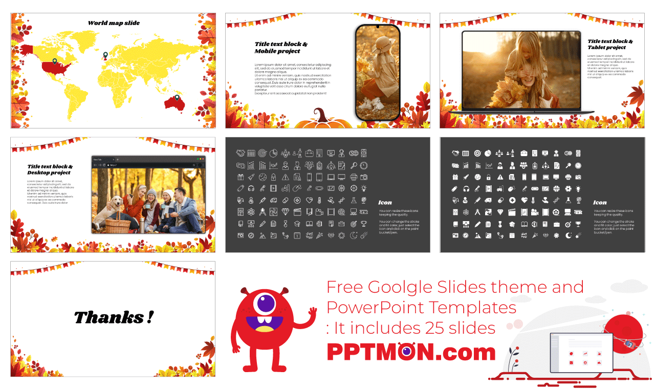 Fall Festival PowerPoint Template Theme Free Download