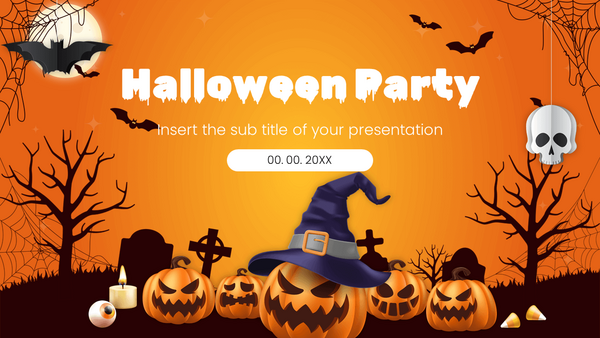 Halloween Spooky Night Party Google Slides PowerPoint Template