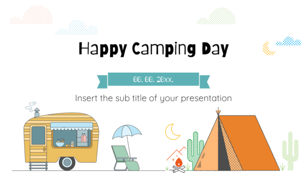 Happy Camping Day Free Google Slides and PowerPoint Template