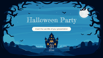 Happy Halloween Greetings Google Slides PowerPoint Template