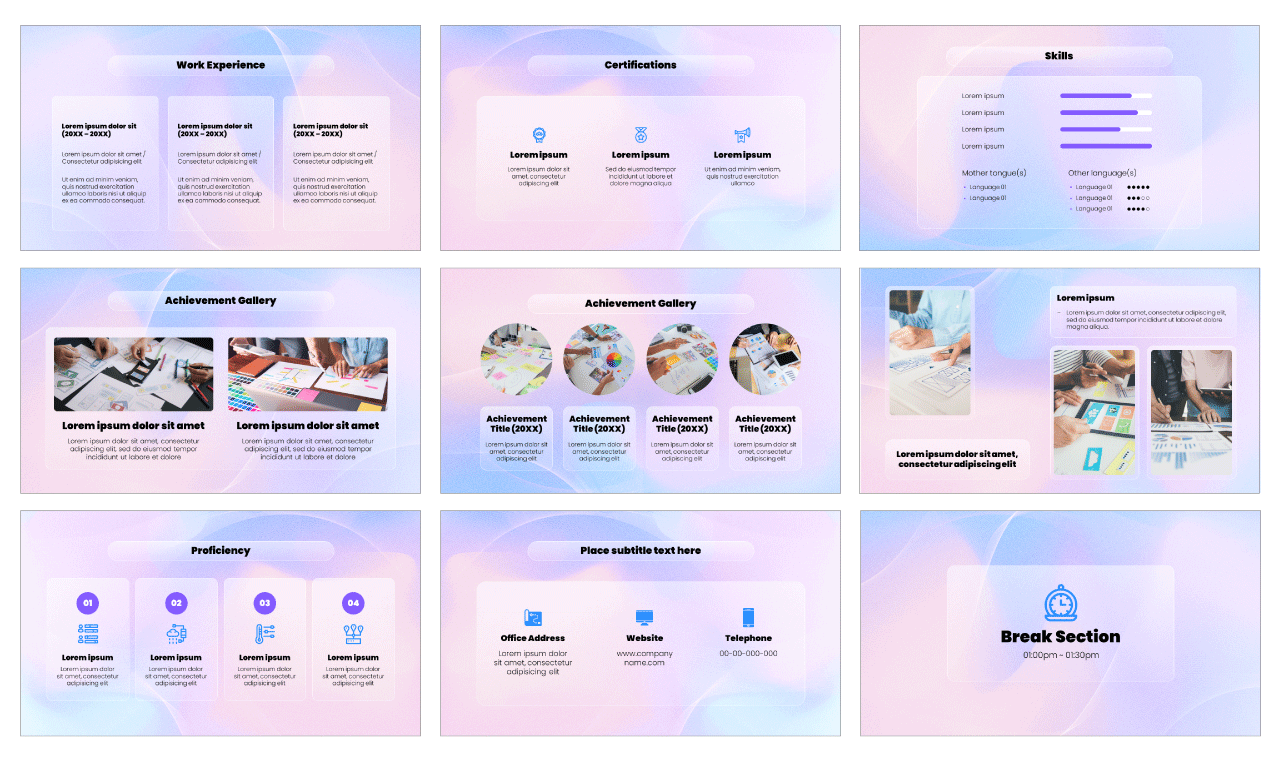 Systems Engineer CV PowerPoint Template Free Download