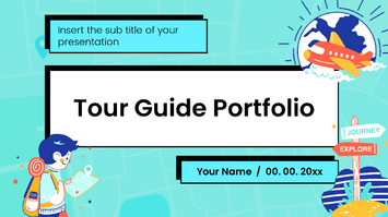 Tour Guide Portfolio Free Google Slides and PowerPoint Template