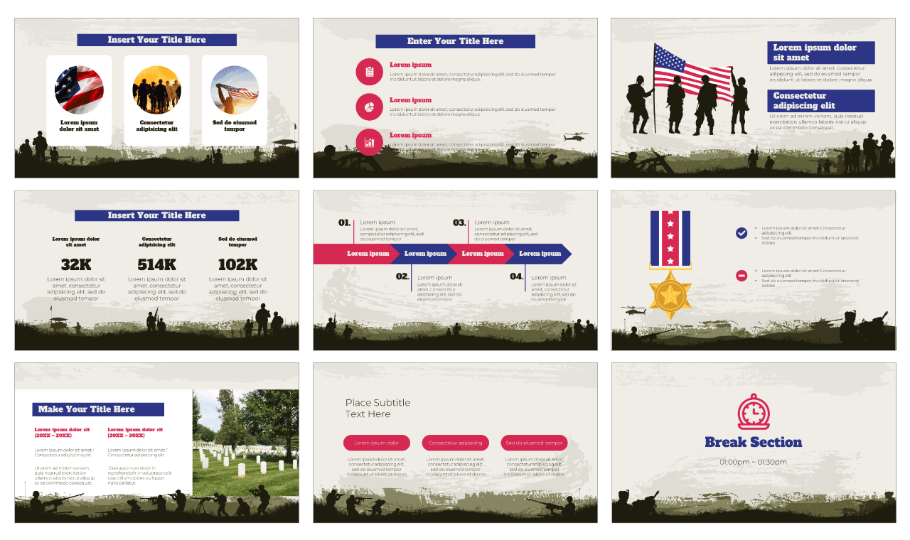 Veterans Day Free Google Slides Theme Template