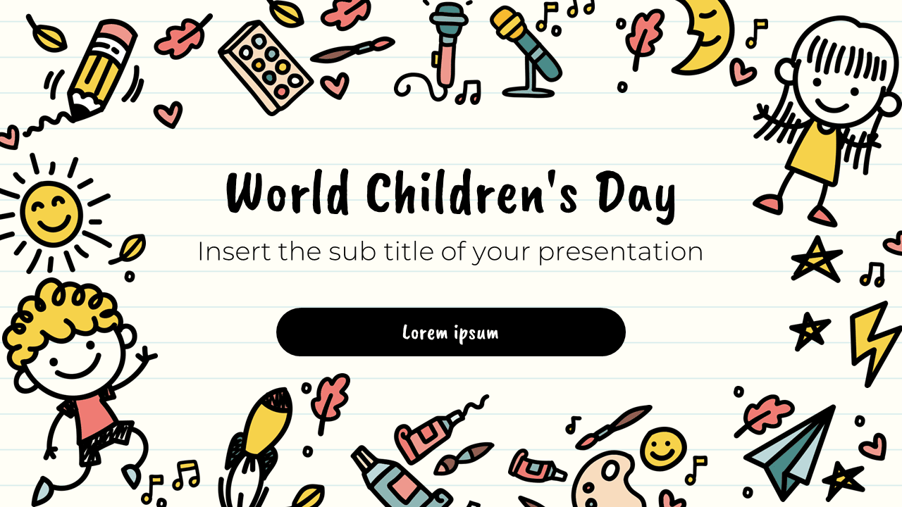 World Children's Day Free Google Slides and PowerPoint Template