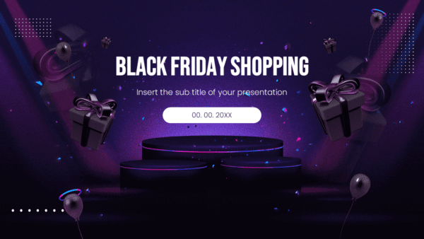 Black Friday Shopping Free Google Slides PowerPoint Template
