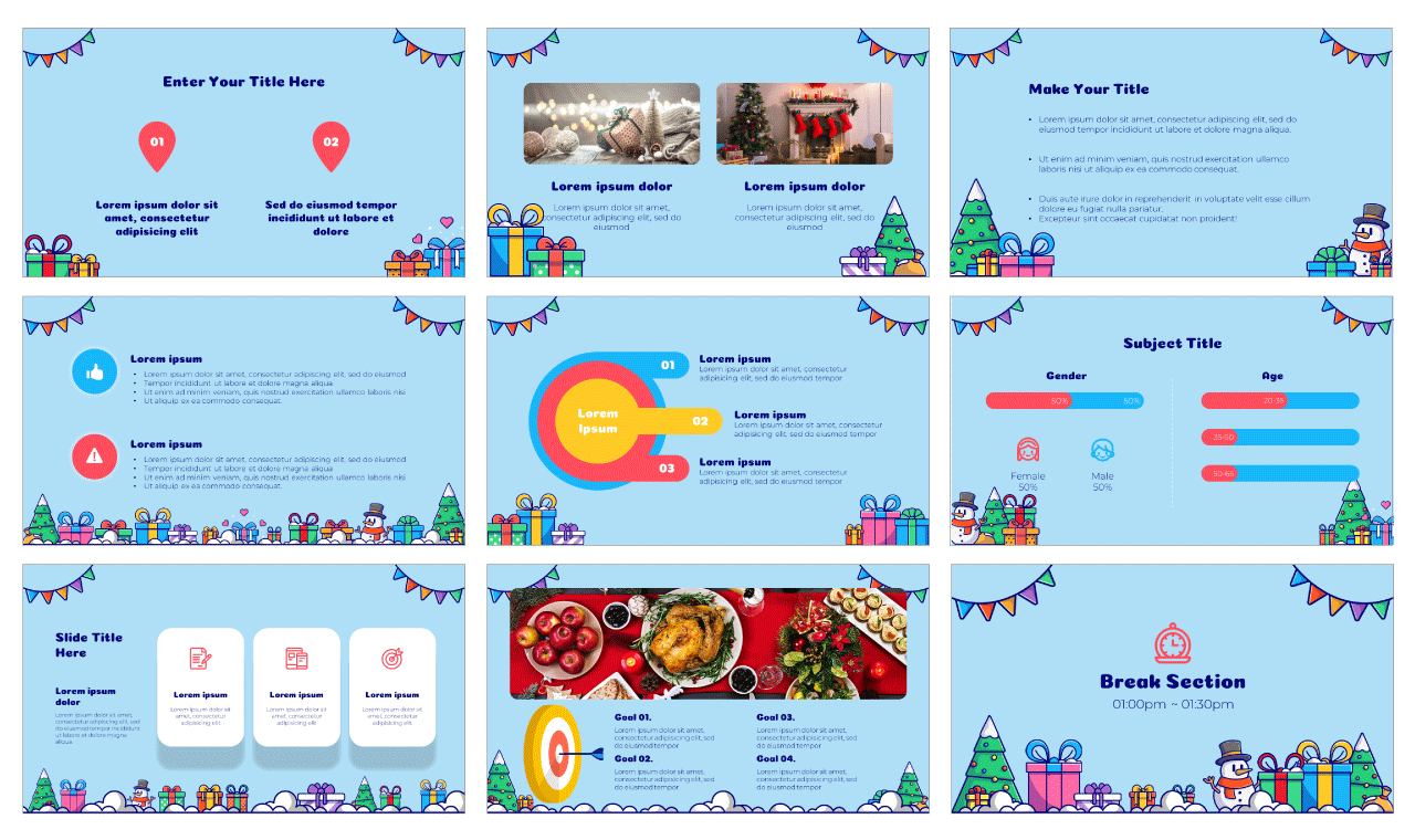 Boxing Day PowerPoint Template Free Download