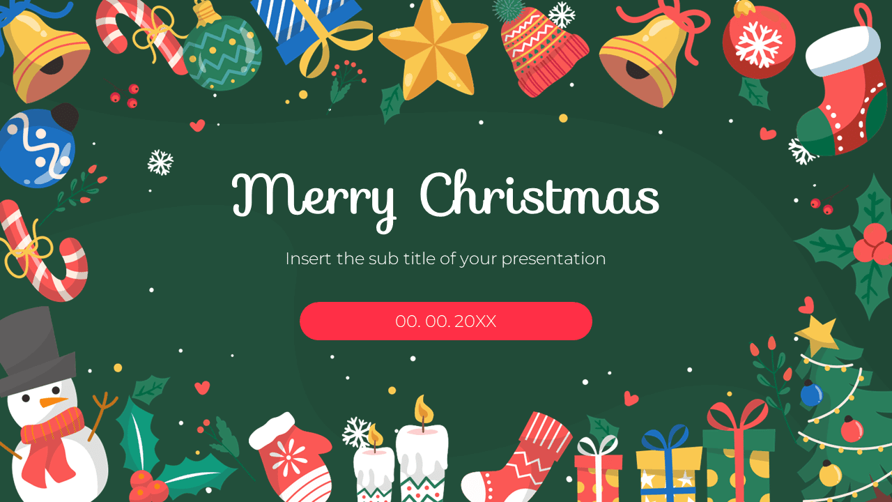 Merry Christmas Free Google Slides Theme PowerPoint Template