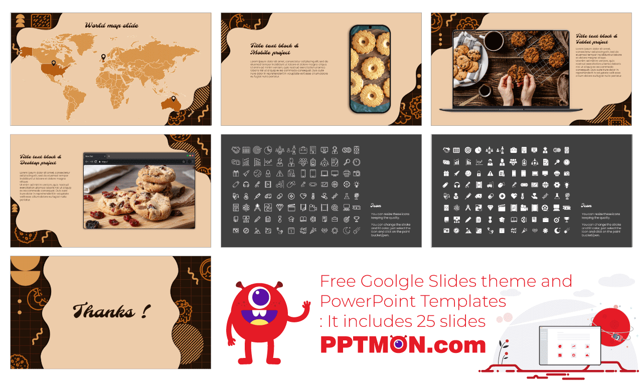 National Cookie Day Presentation Background Design