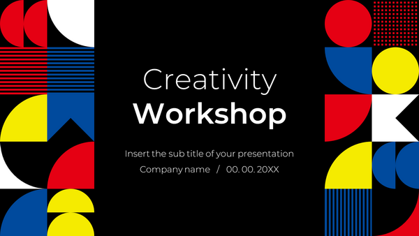 Retro Creativity Workshop Google Slides PowerPoint Template