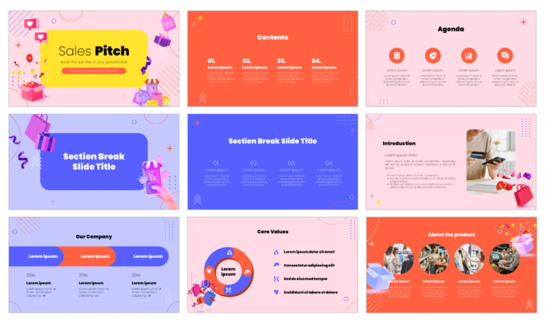 Sales Pitch Deck Free Google Slides Template PowerPoint Theme