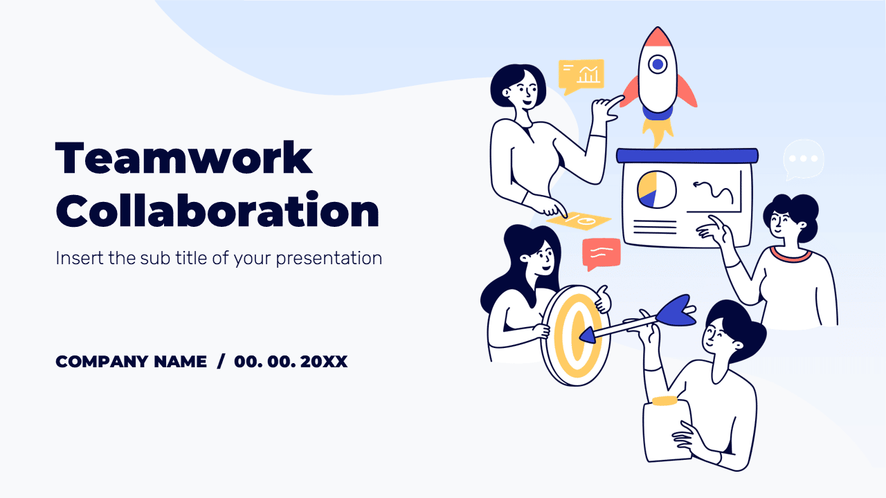 Teamwork Collaboration Free Google Slides PowerPoint Template