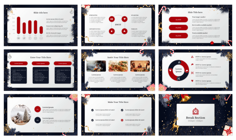 Winter Sales Proposal Free Google Slides PowerPoint Template