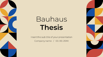 Bauhaus Style Thesis Free Google Slides PowerPoint Template