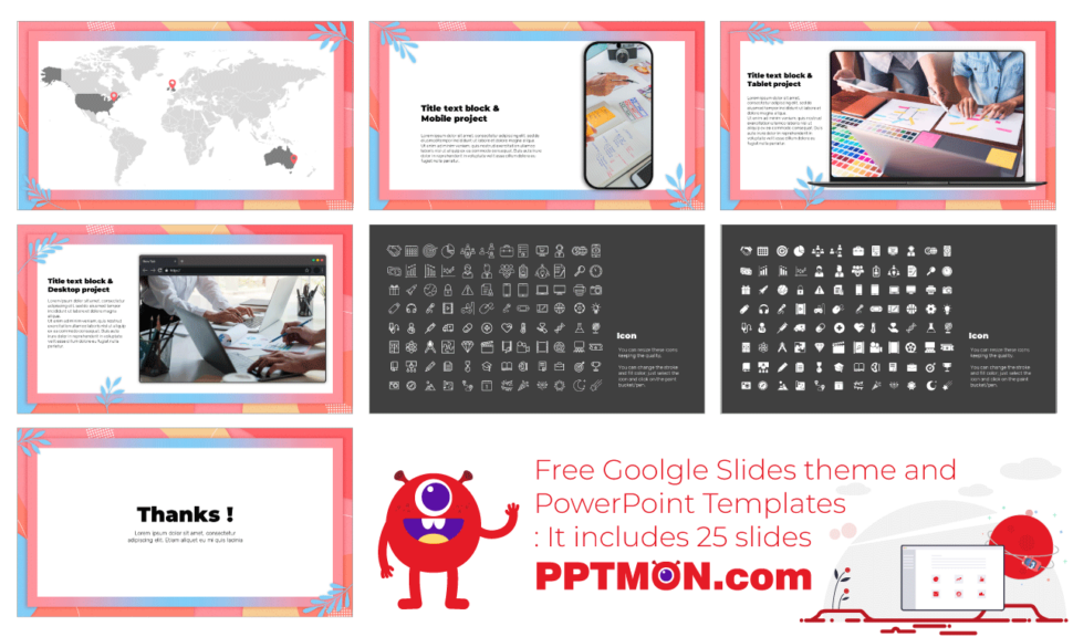 Colorful Marketing Plan Free Google Slides PowerPoint Template