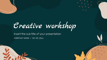 Creative Workshop Free Google Slides Theme PowerPoint Template