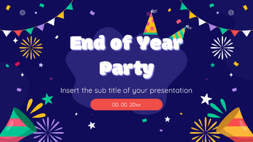 End of Year Party Free Google Slides Template PowerPoint Theme