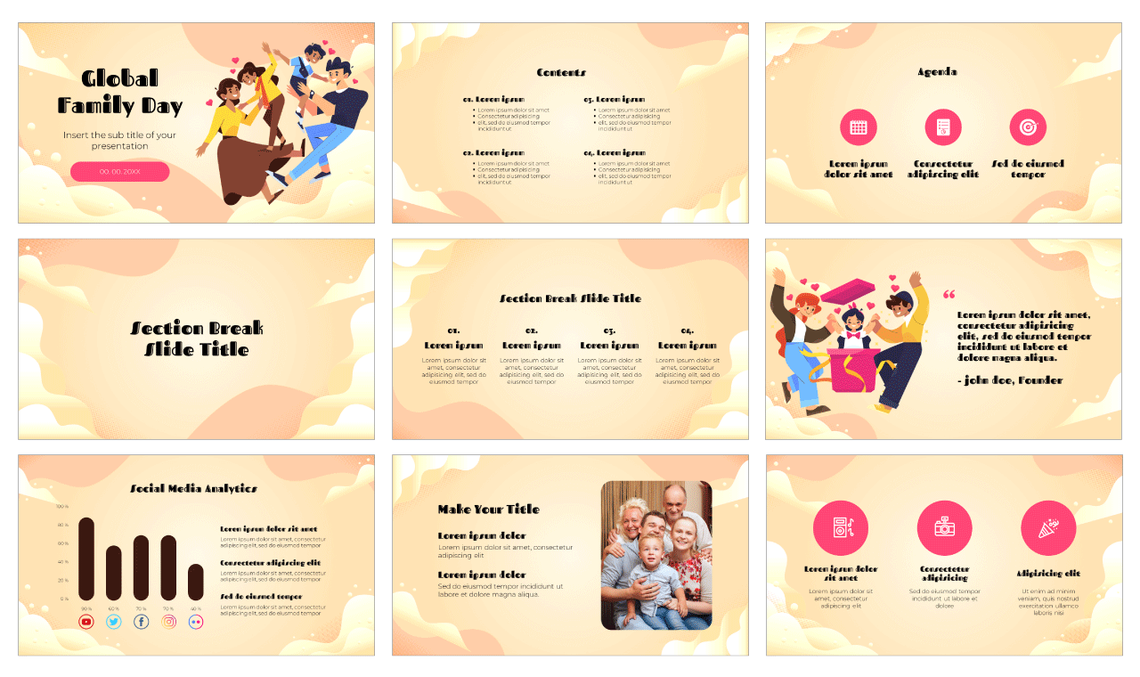 Family Google Slides theme and PowerPoint Template