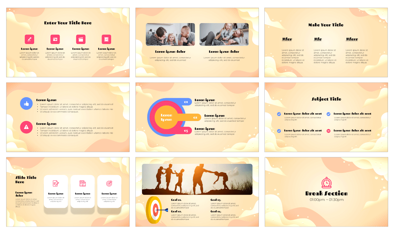 Global Family Day PowerPoint Template Free Download