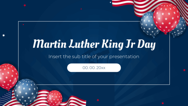Martin Luther King Jr Day Free Google Slides PowerPoint Template