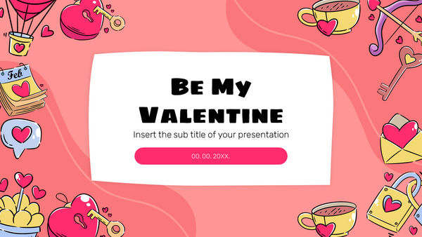Be My Valentine Free Google Slides Theme PowerPoint Template