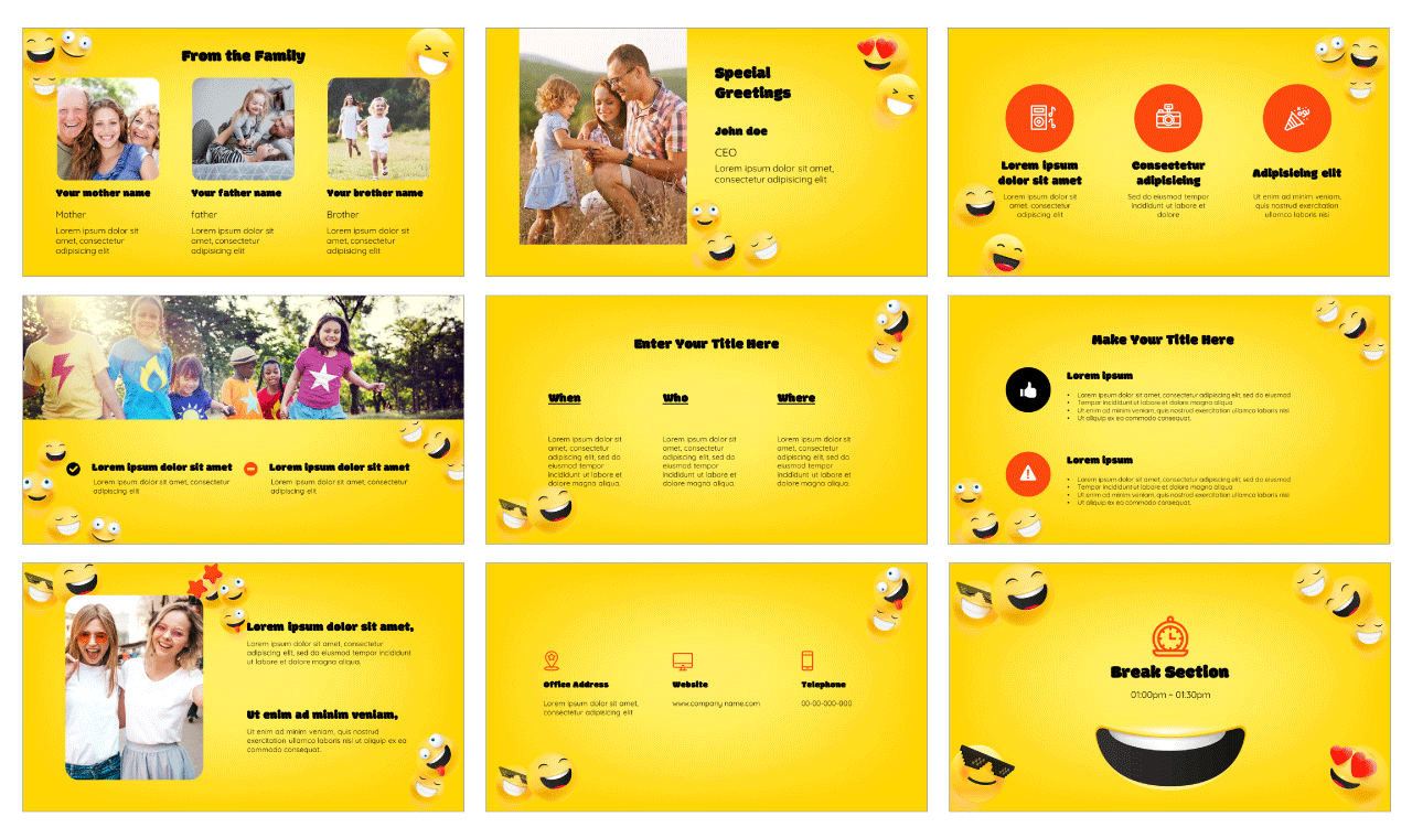 Belly Laugh PowerPoint Templates Free Download