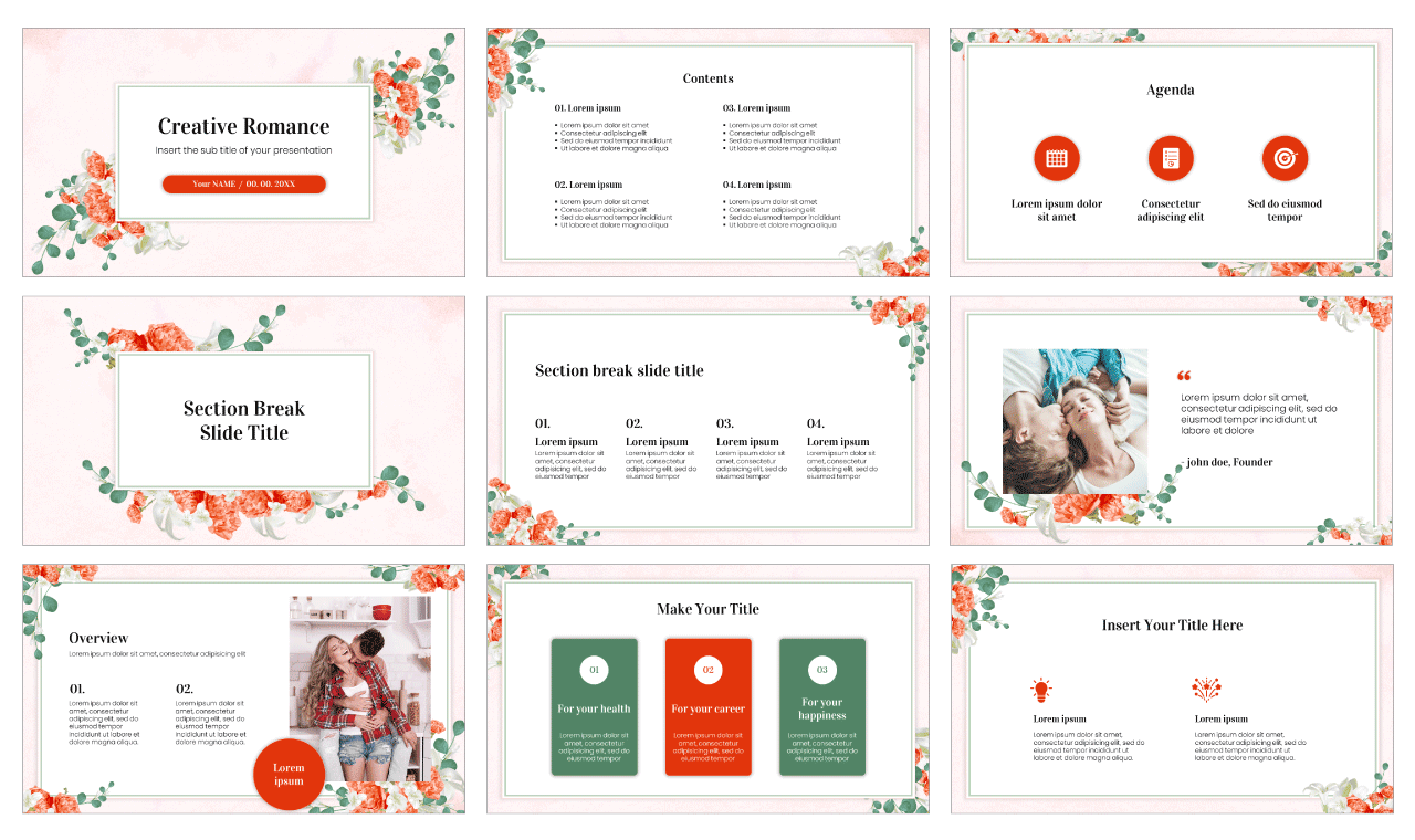 Creative Romance Free Google Slides Themes and PowerPoint Templates
