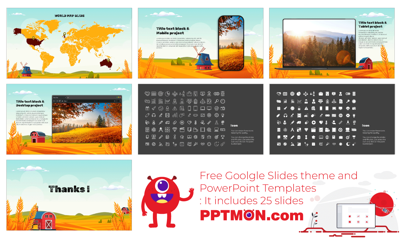 Farm MK Campaign Presentation Background Design