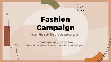 Fashion Campaign Google Slides Theme PowerPoint Template