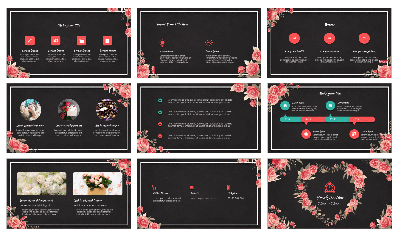 Galentines Day PowerPoint Template Free Download