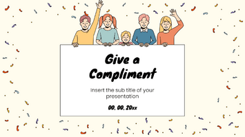 Give a Compliment Google Slides Theme PowerPoint Template