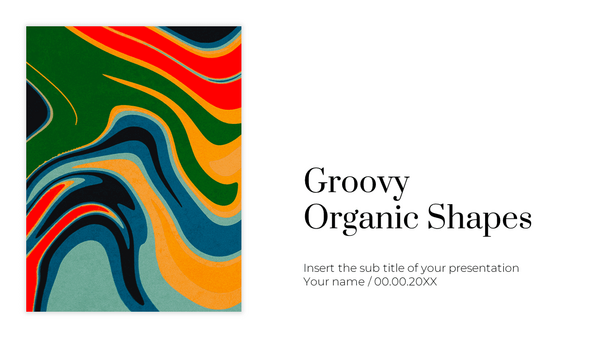 Groovy Organic Shapes Free Google Slides PowerPoint Template