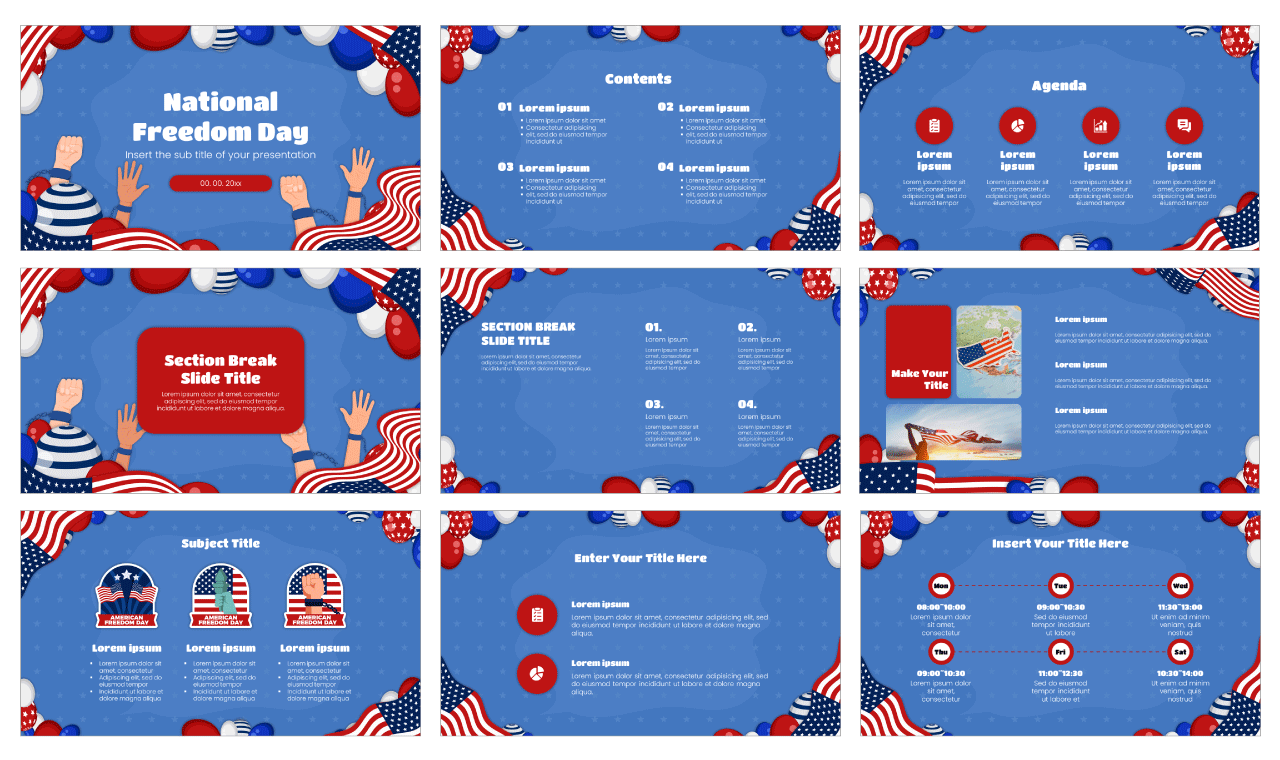 National Freedom Day Free Google Slides Themes Templates