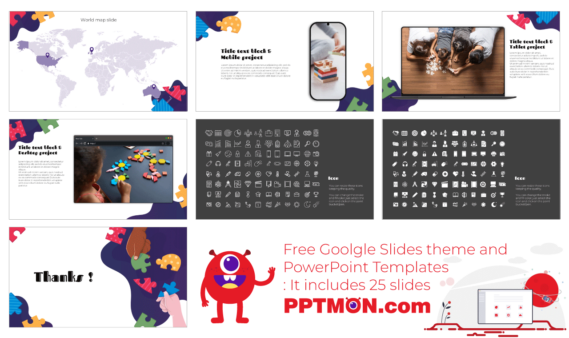 Puzzle Game Free Google Slides Themes PowerPoint Templates