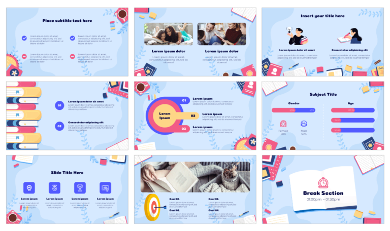 Reading Workshop Google Slides Theme PowerPoint Template