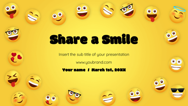 Share a Smile Free Google Slides Themes PowerPoint Templates