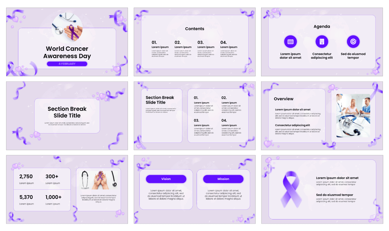 World Cancer Awareness Day Free Google Slides Themes Templates