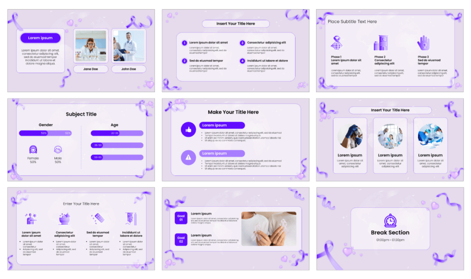 World Cancer Awareness Day Google Slides PowerPoint Templates