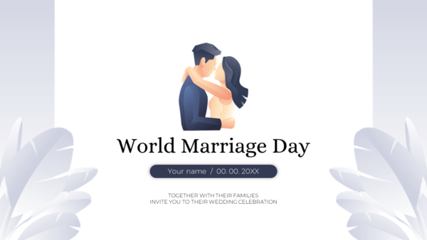 World Marriage Day Google Slides Theme PowerPoint Template