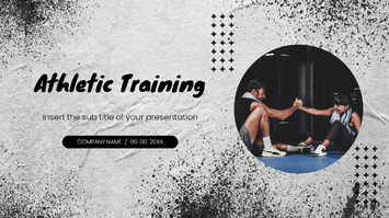 Athletic Training Free Google Slides Theme PowerPoint Template