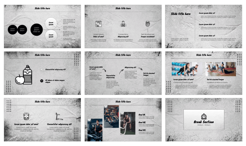 Athletic Training Free Google Slides Theme PowerPoint Template